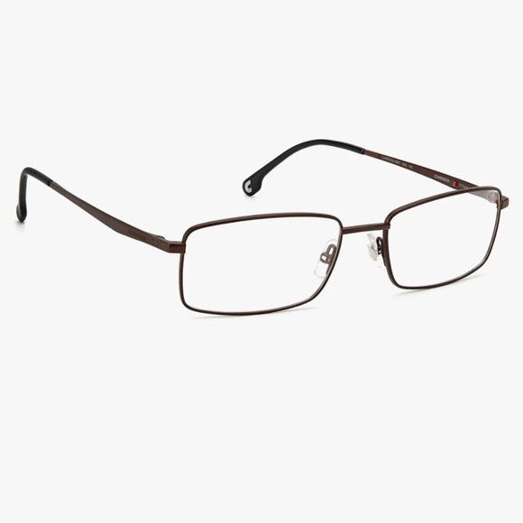 NEW SQUARE CARRERA 8867 009Q 00 MEN EYEGLASSES CARRERA BROWN CLEAR EYEWEAR - Picture 3 of 4